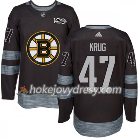 Pánské Hokejový Dres Boston Bruins Torey Krug 47 1917-2017 100th Anniversary Adidas Černá Authentic